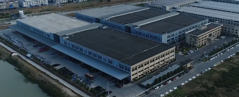 Aerial view of the Jiangsu Guowei Motorcycle Co., Ltd. facilities
